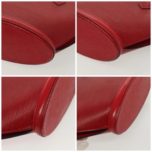 LOUIS VUITTON Epi Saint Jacques Shoulder Bag Red - Picture 16 of 16
